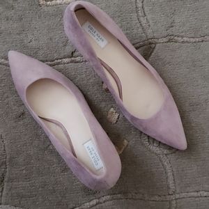 Cole Haan Pink Suede Pumps, fits like a 5